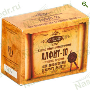 Фитосбор Алфит-10 Сахарный Диабет - Чай из трав - купить по цене производителя, магазин Наш Кедр