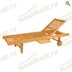 Лежак из лиственницы - Мебель из лиственницы - купить по цене производителя, магазин Наш Кедр