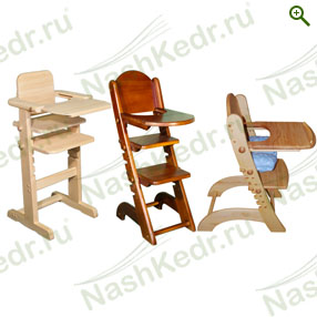 Детские деревянные стульчики - Мебель из кедра - купить по цене производителя, магазин Наш Кедр