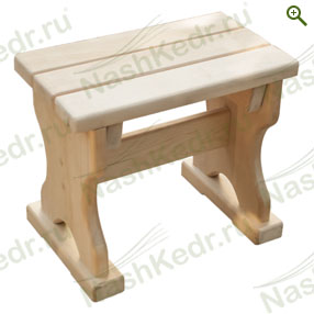 Табурет из кедра, малый - Мебель из кедра - купить по цене производителя, магазин Наш Кедр