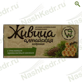 Масла пищевые - Живица таежная кедровая - резинка жевательная натуральная (Алтайский нектар) - купить по цене производителя - магазин Наш Кедр