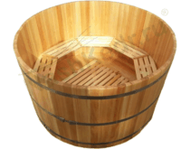 Круглые купели из кедра