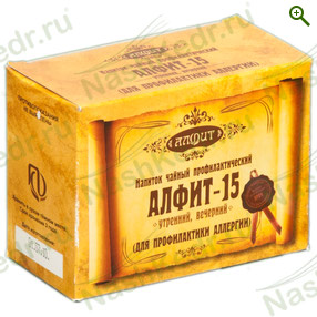 Фитосбор «Алфит-15» Для профилактики аллергии - Чай из трав - купить по цене производителя, магазин Наш Кедр