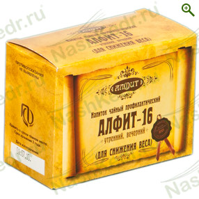 Фитосбор «Алфит-16» Для снижения веса - Чай из трав - купить по цене производителя, магазин Наш Кедр