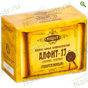 Фитосбор Алфит-17 Гипотензивный - Чай из трав - купить по цене производителя, магазин Наш Кедр
