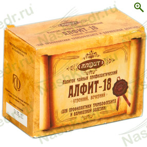 Фитосбор «Алфит-18» Тромбофлебитный - Чай из трав - купить по цене производителя, магазин Наш Кедр