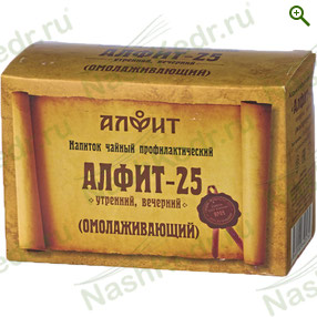 Фитосбор Алфит-25 Омолаживающий - Чай из трав - купить по цене производителя, магазин Наш Кедр