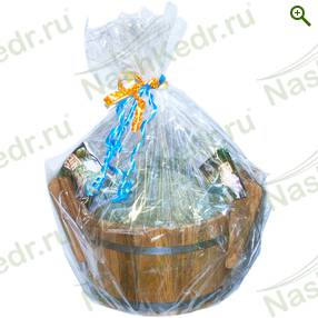 Подарочный набор банный из дуба «Здоровые традиции» - Подарки для бани и сауны - купить по цене производителя, магазин Наш Кедр
