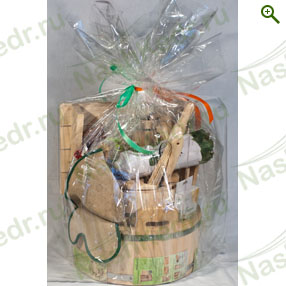 Банный подарочный набор из кедра «Люкс» - Подарки для бани и сауны - купить по цене производителя, магазин Наш Кедр