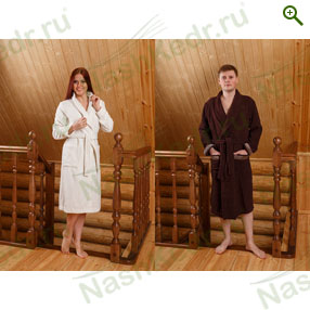 Махровые халаты - Халаты, килты, пончо, наборы для бани - купить по цене производителя, магазин Наш Кедр