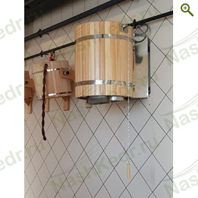 Обливное устройство Водопад - Банная утварь из кедра - купить по цене производителя, магазин Наш Кедр