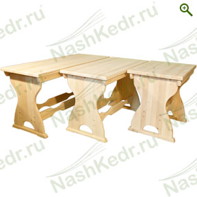 Столы из кедра - Мебель из кедра - купить по цене производителя, магазин Наш Кедр